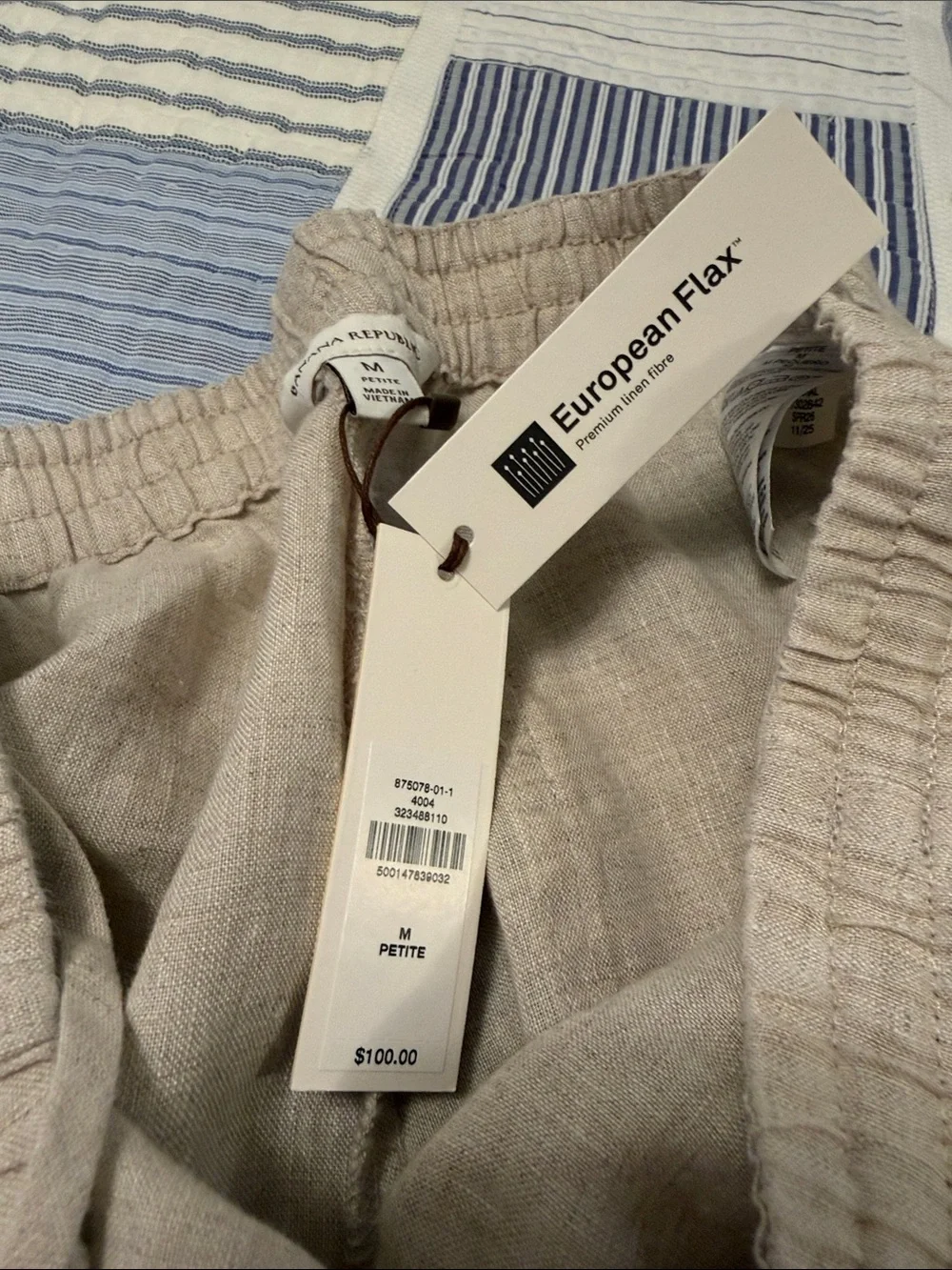 NWT Banana Republic linen pants